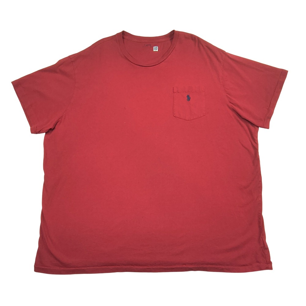 Polo Ralph Lauren Mens 3XL Red Pocket T-Shirt Short Sleeve Cotton Classic Logo